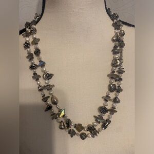 Sterling And Large With Bottle Pearl Women’s Necklace